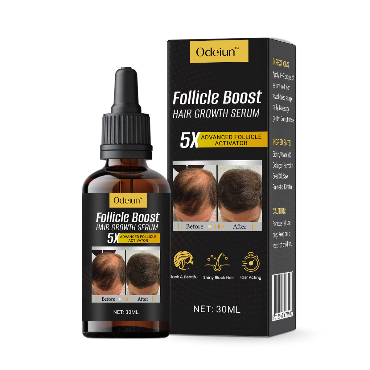 Odeiun™ Follicle Boost 5X Hair Growth Serum