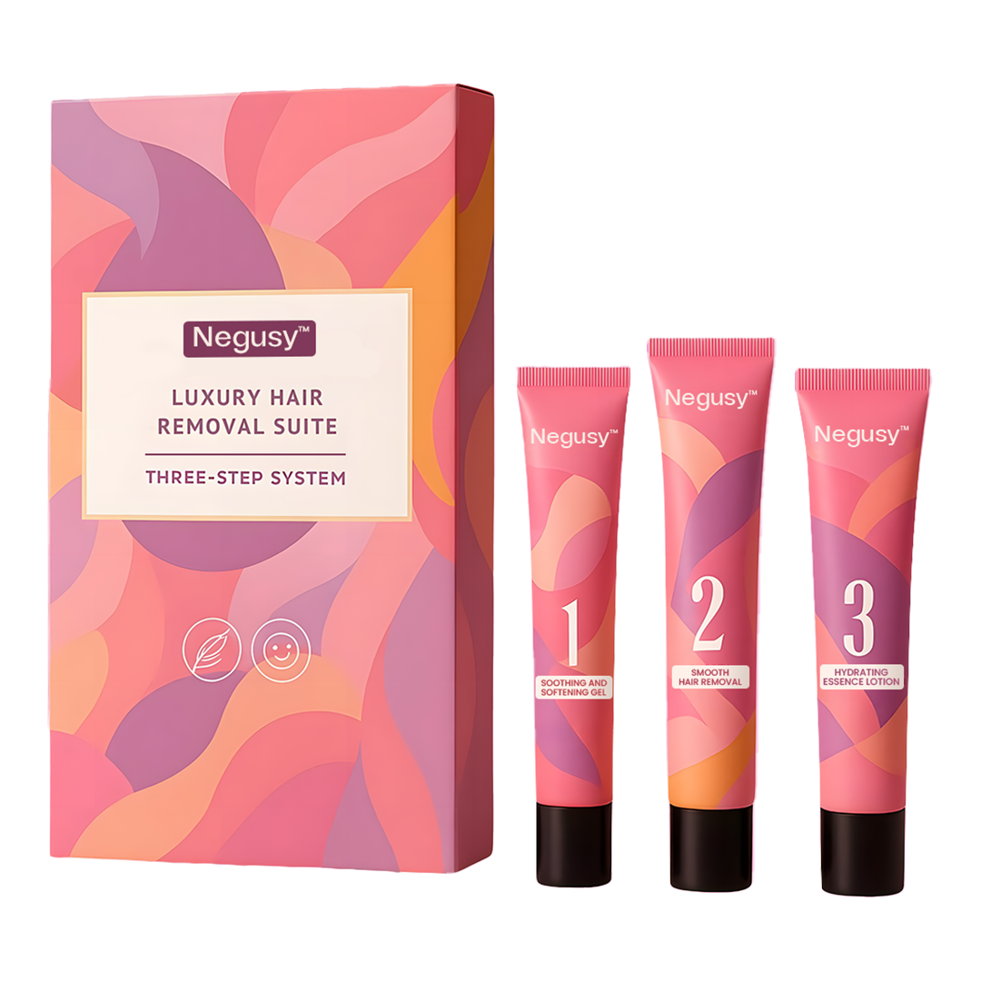 Negusy™ Painless Facial Hair Removal: Waxing Results, Zero Pain.