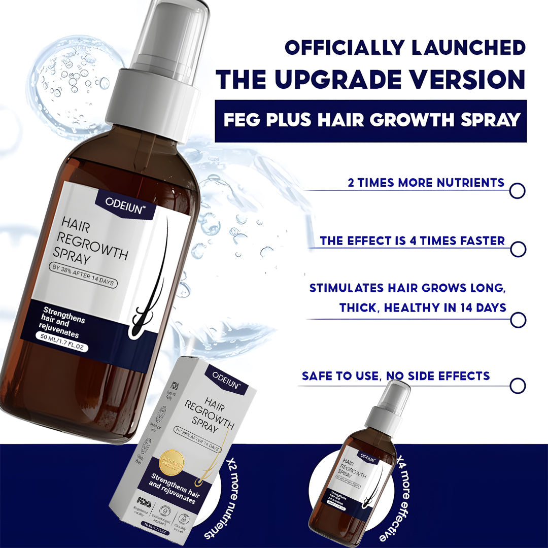 šæ Odeiun⢠Natural Hair Regrowth Spray ā Naturally regrow fuller hair and restore your confidence