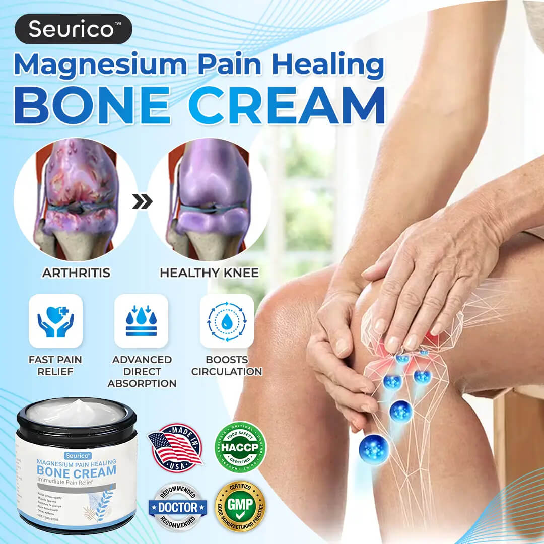✅ Mayo Clinic Approved: Seurico™ Magnesium Pain & Bone Healing Cream – Fast Relief for Neuropathy, Arthritis, Muscle Spasms & Injuries