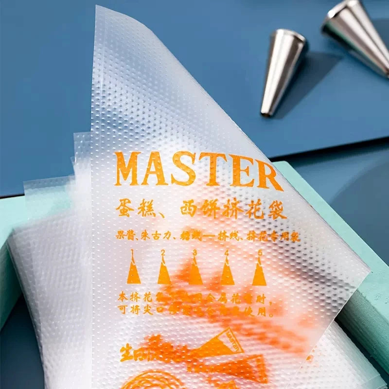 100 Pcs Disposable Pastry Bags