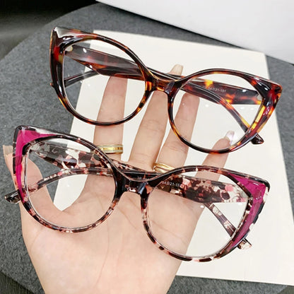 Retro Cat Eye Glasses - Anti Blue Light