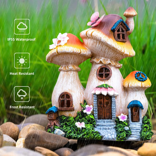 Solar Fairy House Decoration