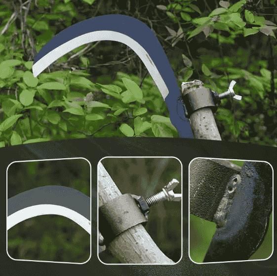 Multifunctional Portable Grass Sickle Cutter Head — Perfect for Weeds, Grass, and Small Branches