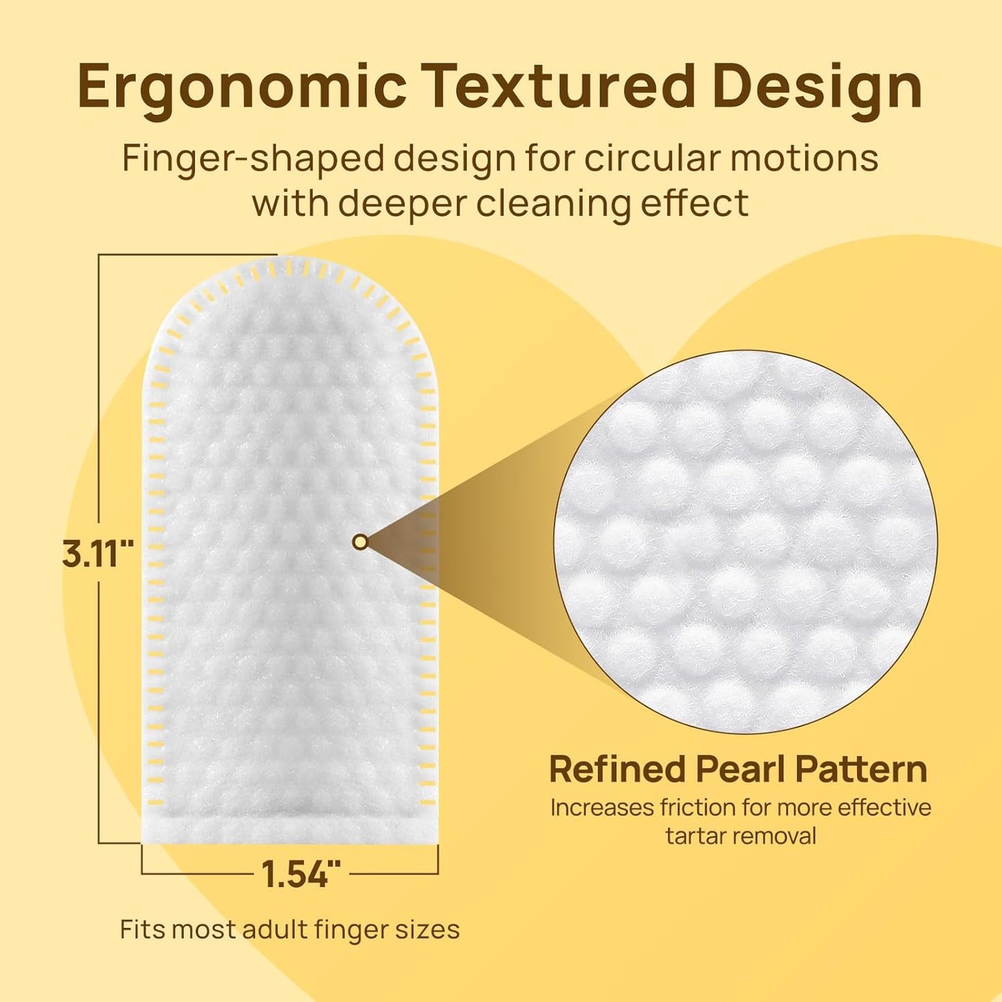 Natural Pet Dental Finger Wipes