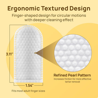 Natural Pet Dental Finger Wipes