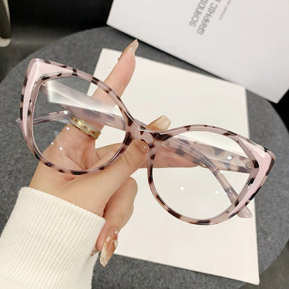 Retro Cat Eye Glasses - Anti Blue Light