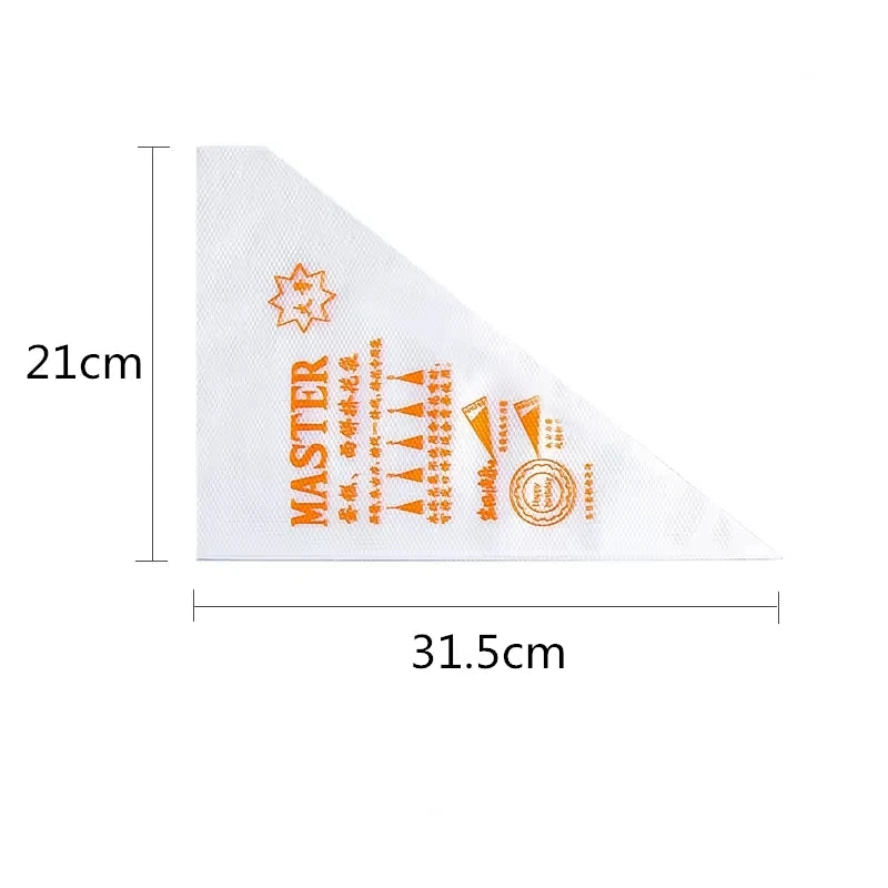 100 Pcs Disposable Pastry Bags