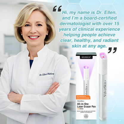 Seurico™ VelvetSkin+ All-in-One Laser Eraser Pen✨ | Safe & Easy At-Home Solution for Smooth, Spot-Free Skin 💆‍♀️🌟
