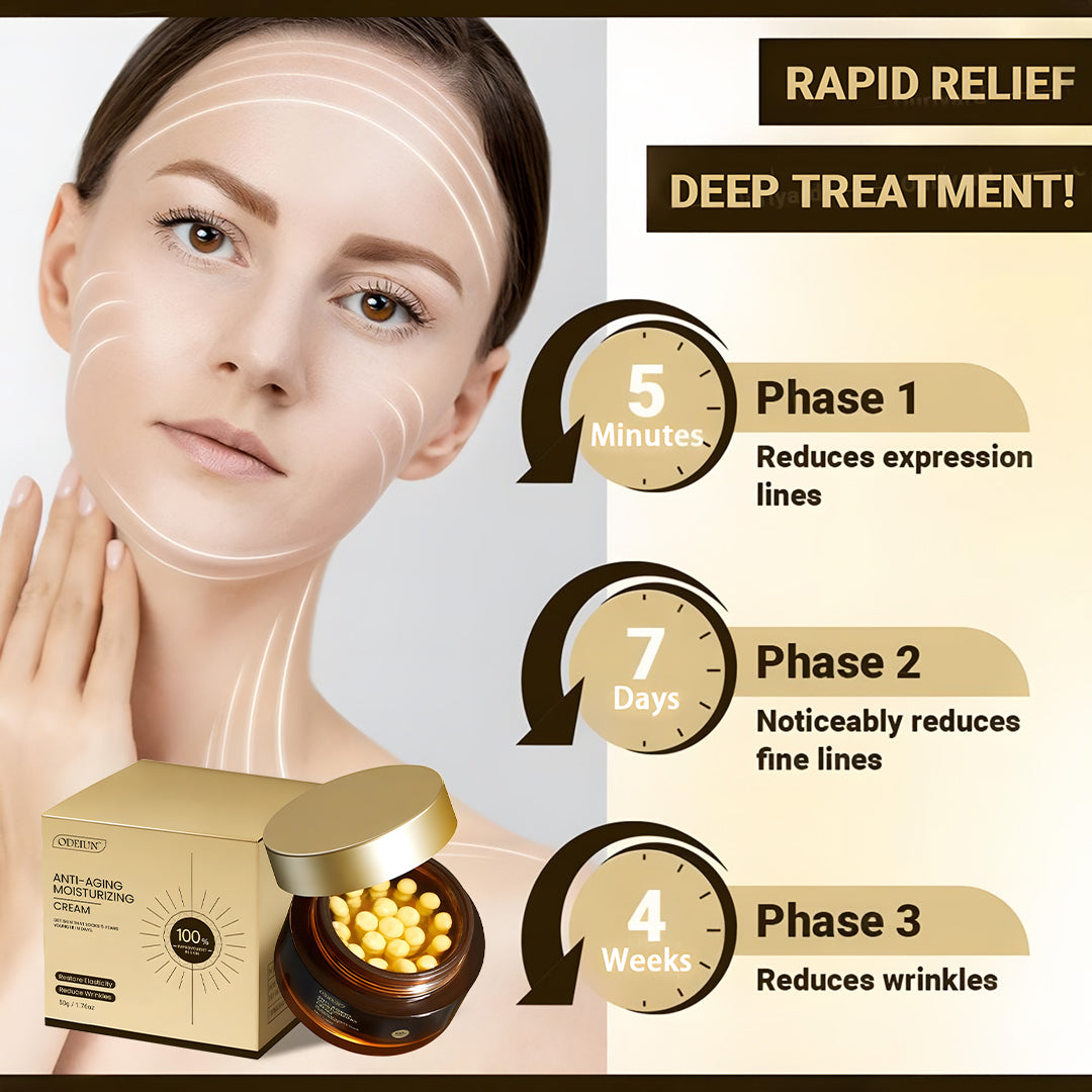 ✅ Official ODEIUN™ Anti-Aging Cream – Hyaluronic Acid, Retinol & Collagen for Face, Neck, Décolleté & Legs – Day & Night Firming & Hydration – Made in USA