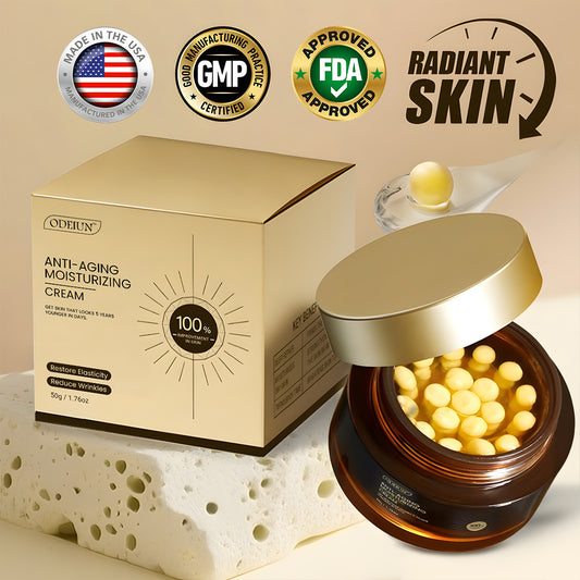 ✅ Official ODEIUN™ Anti-Aging Cream – Hyaluronic Acid, Retinol & Collagen for Face, Neck, Décolleté & Legs – Day & Night Firming & Hydration – Made in USA