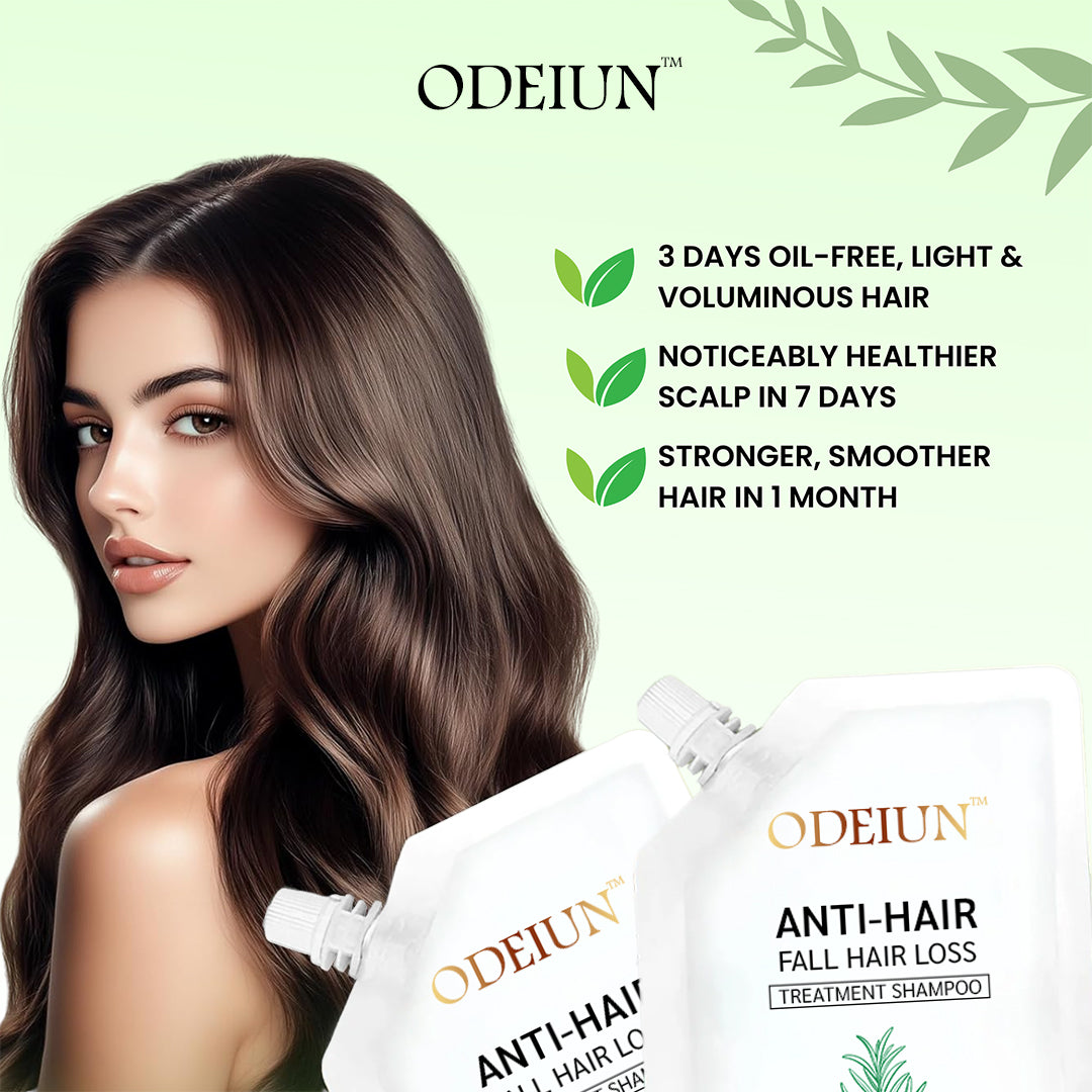 ✨ODEIUN™ Anti-Hair Fall Shampoo 🧴 – Strengthen Roots, Reduce Shedding & Promote Thicker, Healthier Hair 💪🌿