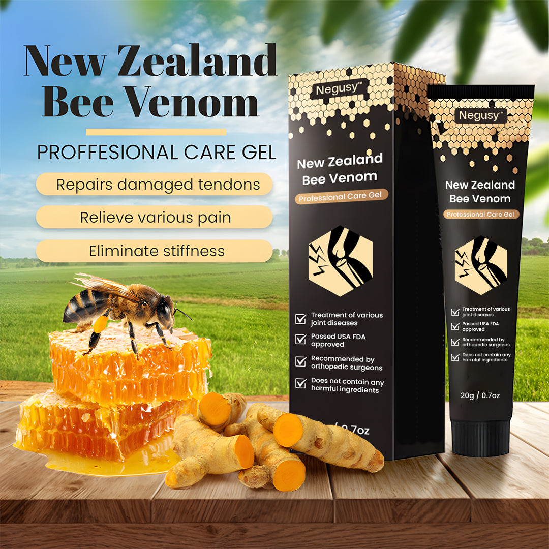 🐝 Negusy™ Bee Venom Professional Care Gel – Fast-Acting Relief for Joints & Muscles 💪✨