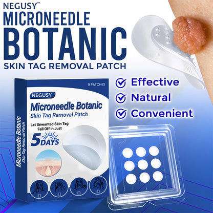 ✅Negusy™ MicroNeedle Botanic Skin Tag Removal Patches – 🇺🇸 Made in the USA | Fast, Painless, Plant-Powered
