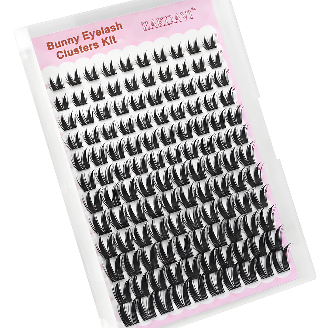 🐰ZAKDAVI™ Bunny Lash Clusters Kit ✨ Seamless Lifted Eyes in Minutes