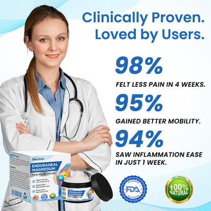✨Seurico™ EnduraHeal Magnesium Pain Relief Cream 💪🌿 – Natural Joint & Muscle Relief | Anti-Inflammatory | Fast Recovery Support