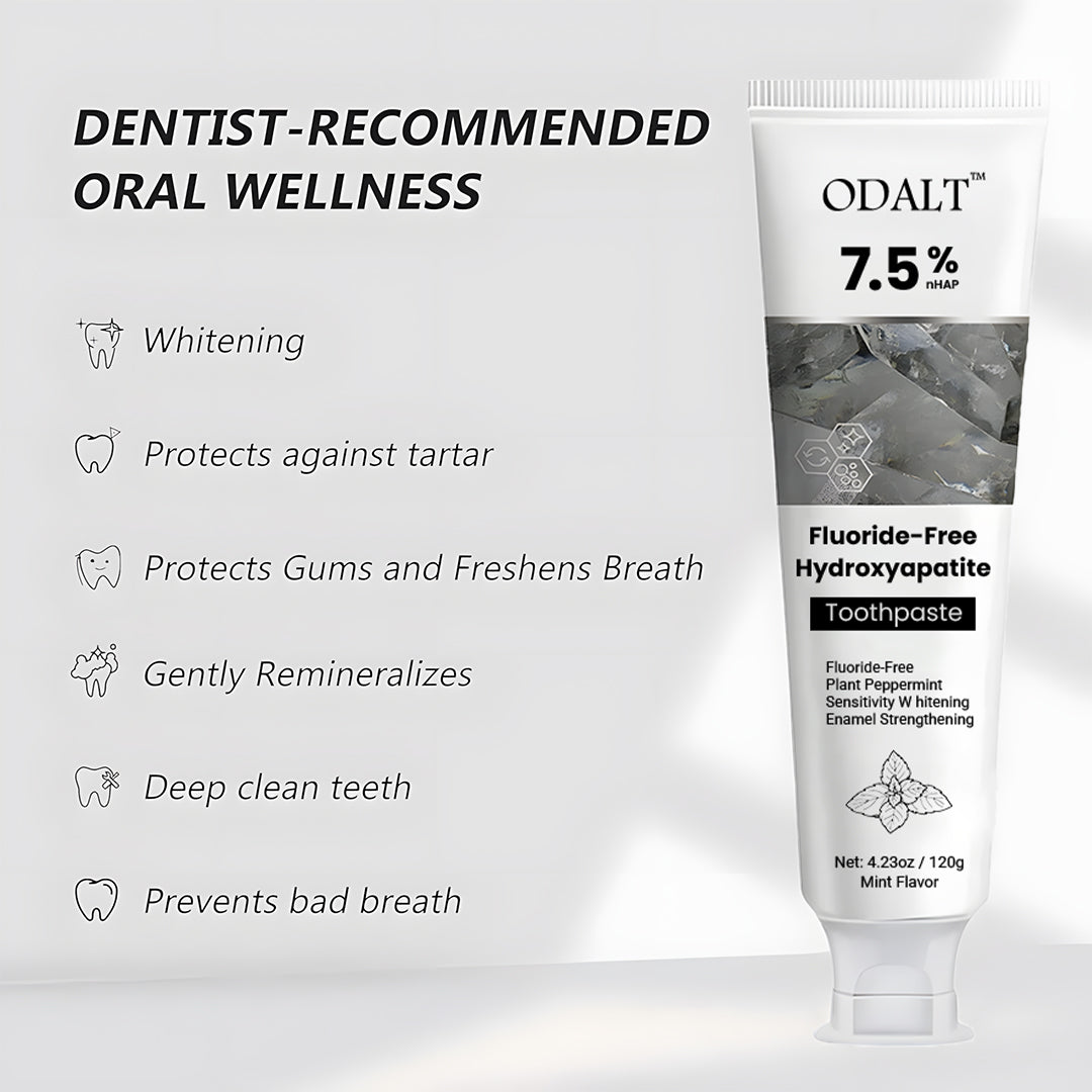 🔥 Final Day 60% OFF 🔥Odalt™- Fluoride-Free Hydroxyapatite Toothpaste