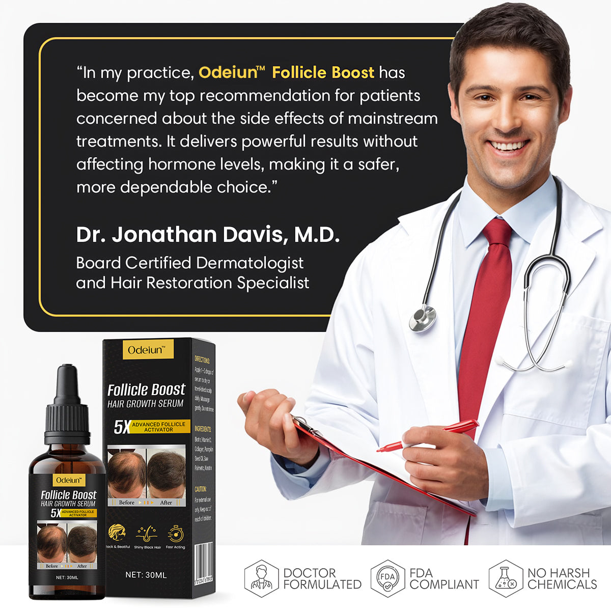 Odeiun™ Follicle Boost 5X Hair Growth Serum