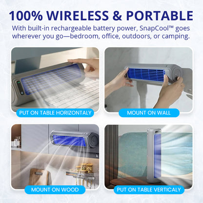🧊 Wireless Cooling AC – Instant Chill in 30 Seconds, Stay Cool All Summer!