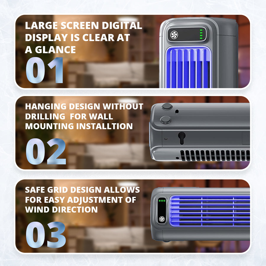 🧊 Wireless Cooling AC – Instant Chill in 30 Seconds, Stay Cool All Summer!