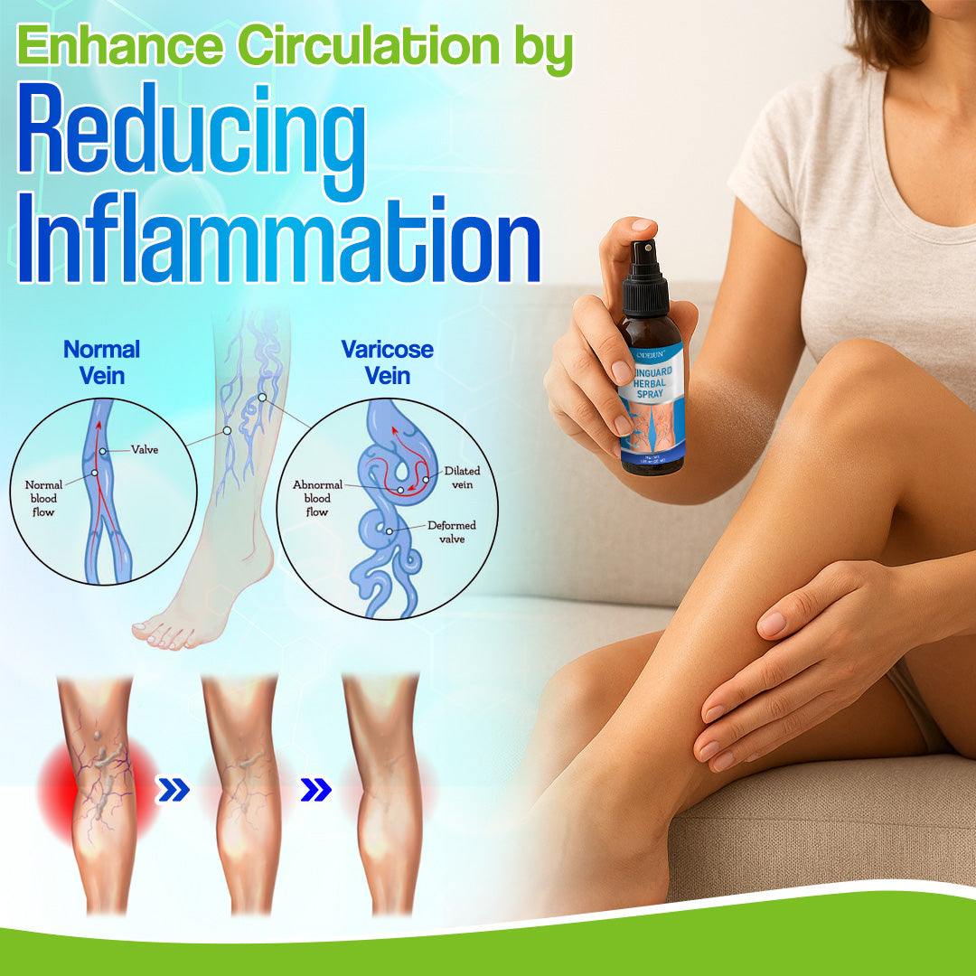 🎁 ODEIUN™ VeinGuard Herbal Spray – ✅ Clinically Proven to Erase Varicose Veins in Just 7 Days!