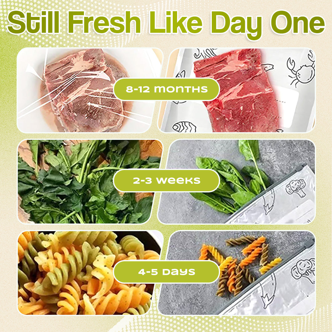 ✨ Reusable Aluminum Foil Sealable Storage Bags | Keep Food Fresh Longer & Organized with Eco-Friendly, Leak-Proof Design ♻️