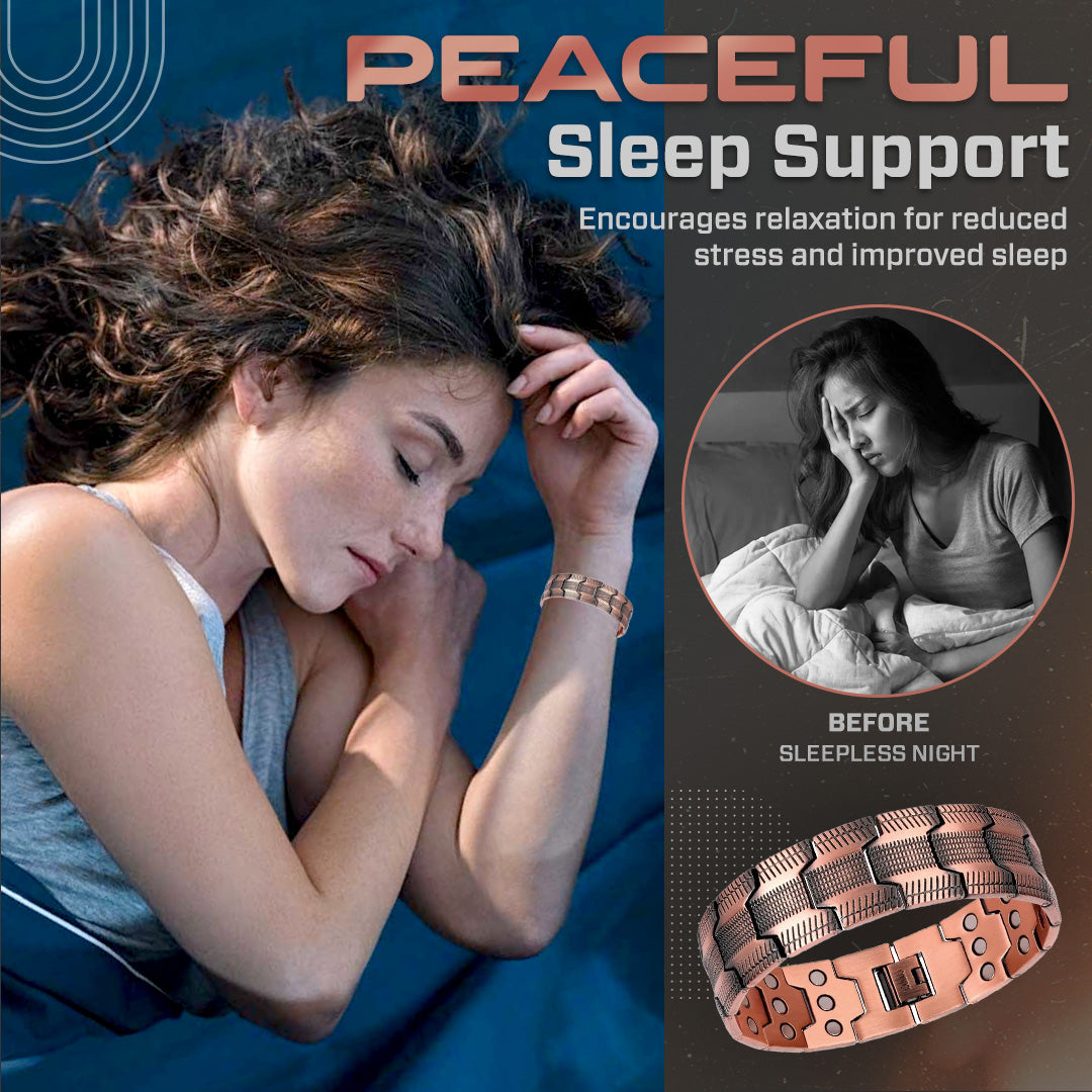 Copper Magnetic Therapy Bracelet | Relieve Fatigue, Boost Energy & Circulation ✨