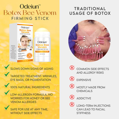 ⚡ Limited-Time 50% OFF – Odeiun™ Botox Bee Venom Firming Serum Stick for Instant Lift & Tightening
