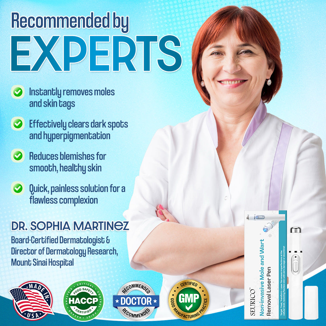✨Seurico™ Laser Pen - Non-invasive Mole and Wart Removal