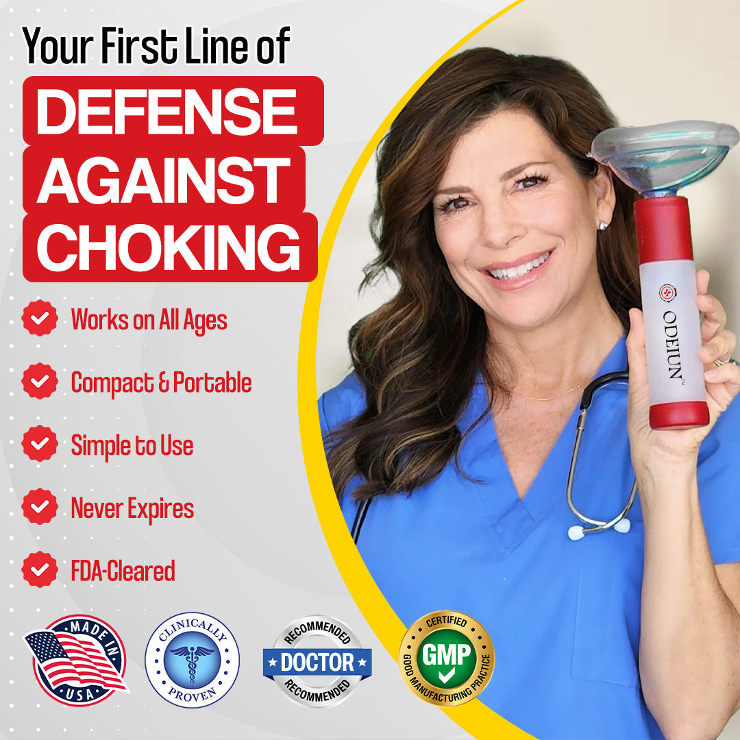 Odeiun™ Emergency Anti-Choking Device – FDA-Cleared, Safe for Adults & Kids