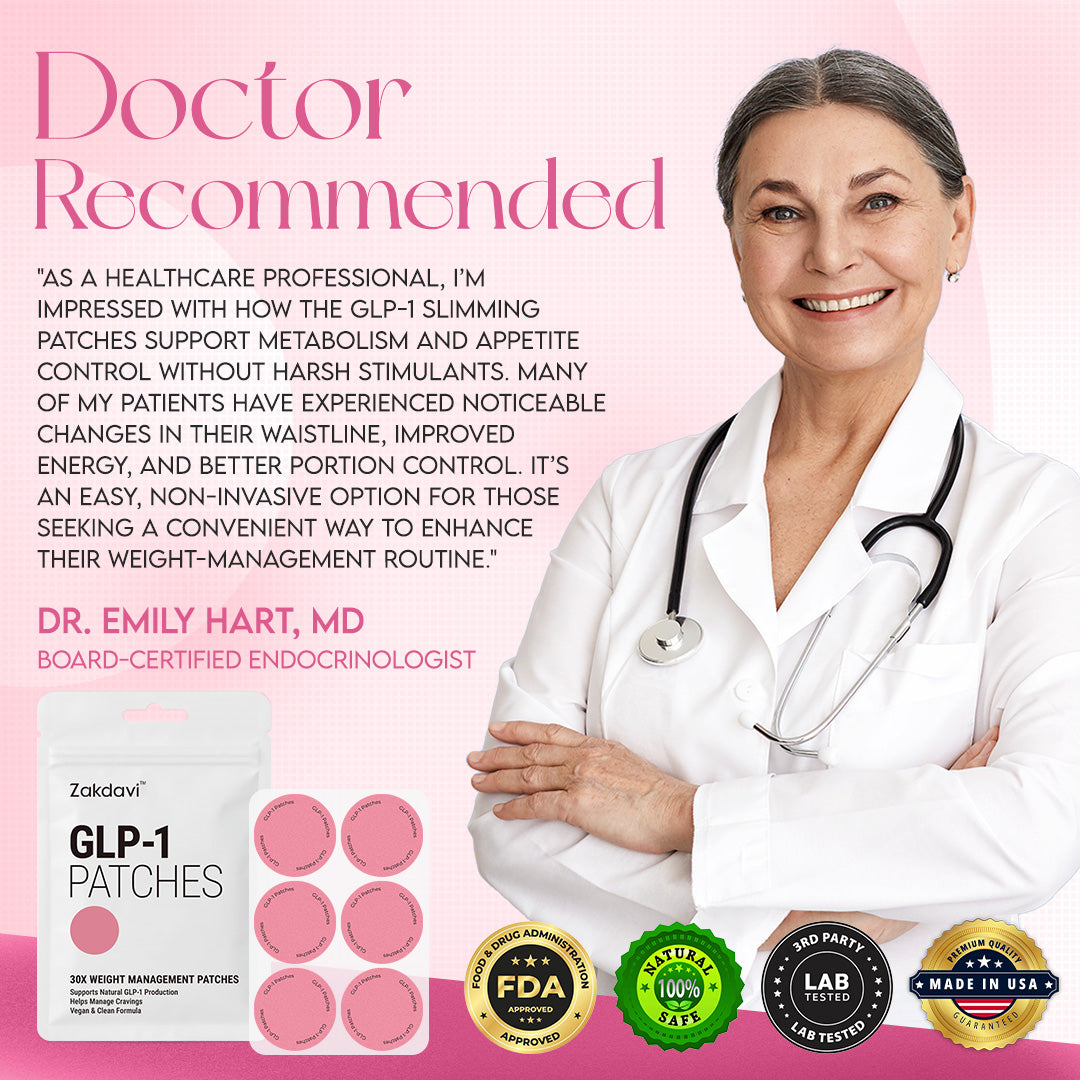 Zakdavi™ GLP-1 Patch — Naturally Regulate Appetite to Support Healthy Weight Loss