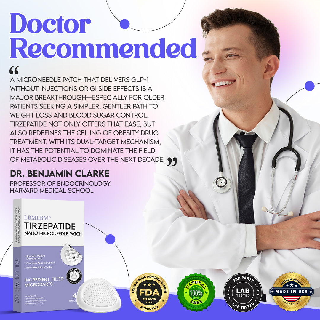 LBMLBM® Nano Patch 🇺🇸 | GLP-1 + NAD+ | 24/7 Fat Burn, No Injections, No Pain!