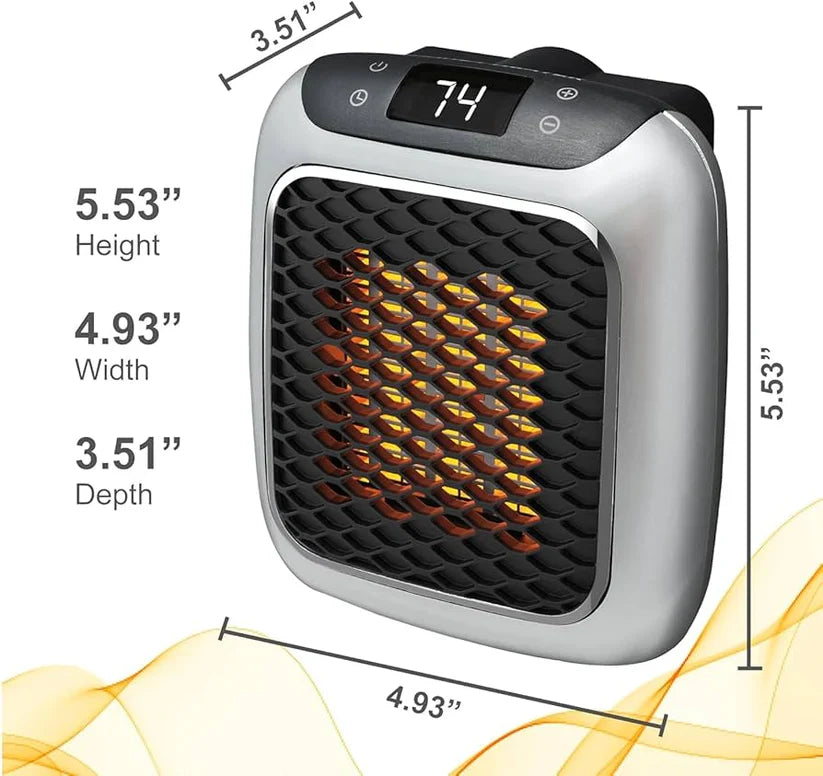 ODEIUN™ Turbo 800 Wall Outlet Space Heater