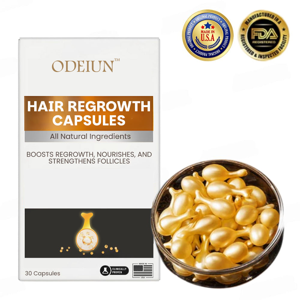 Odeiun™ Hair Renewal Capsules: Nourish for Thicker, Fuller Hair
