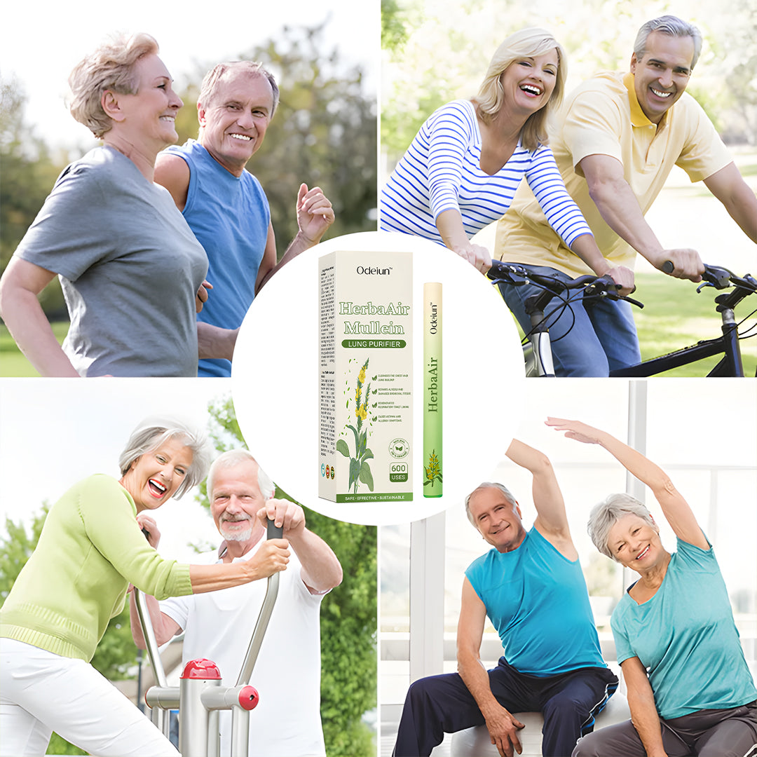 ODEIUN™ Herbal Lung Detox Diffuser – Clears Mucus, Relieves Cough, and Restores Easy Breathing