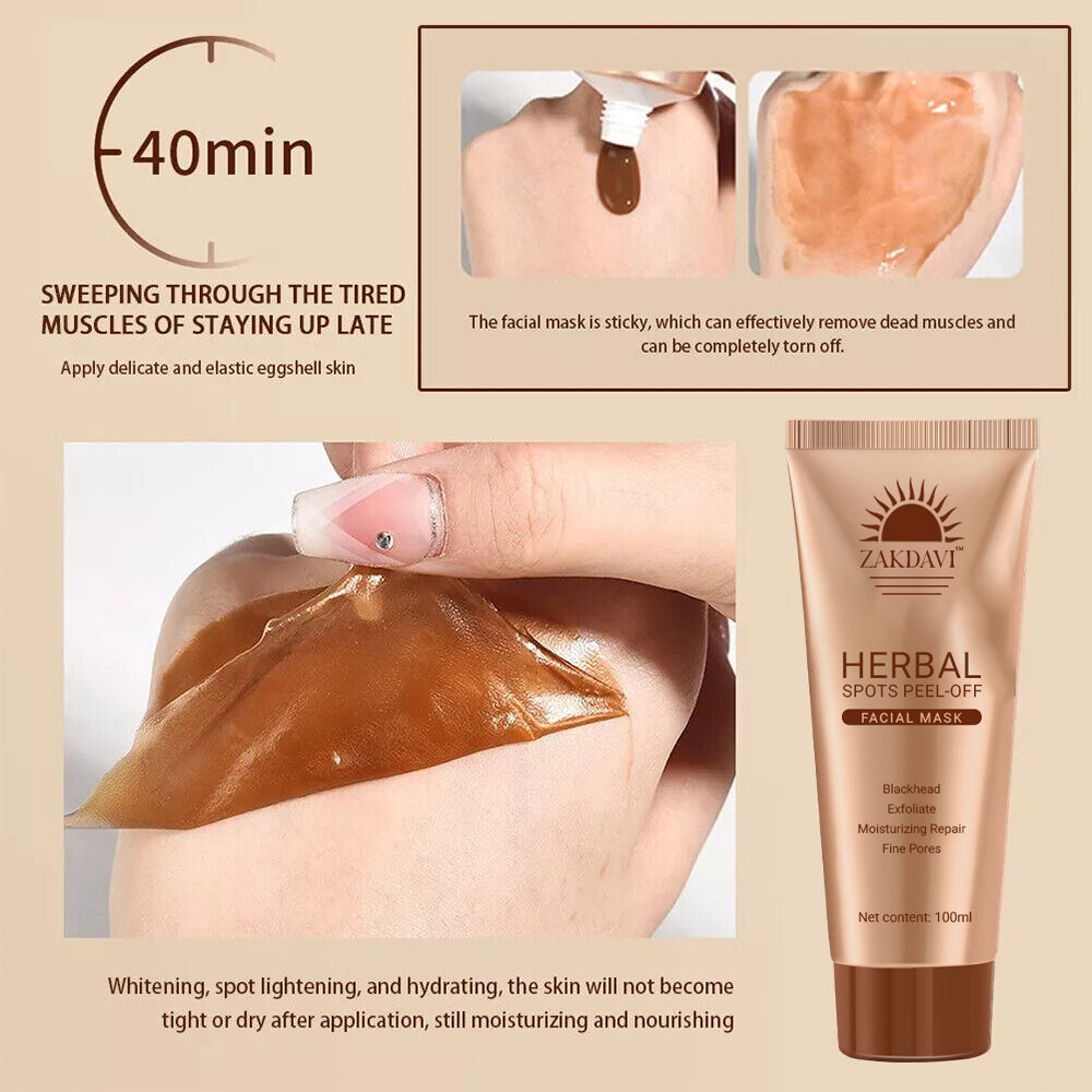 Zakdavi™ Whitening and Spot-Removing Face Mask Suitable for face and body – Natural ingredients permanently remove age spots, freckles, sun spots, and liver spots.