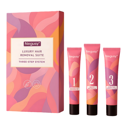 Negusy™ Painless Facial Hair Removal: Waxing Results, Zero Pain.