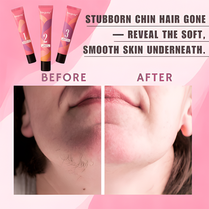 Negusy™ Painless Facial Hair Removal: Waxing Results, Zero Pain.