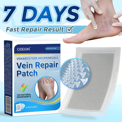ODEIUN™ VenaRestore MicroNeedle Vein Repair Patch | 💙 Varicose Vein Relief ✨ Circulation Support 🦵 Leg Care [Official Flagship Store]
