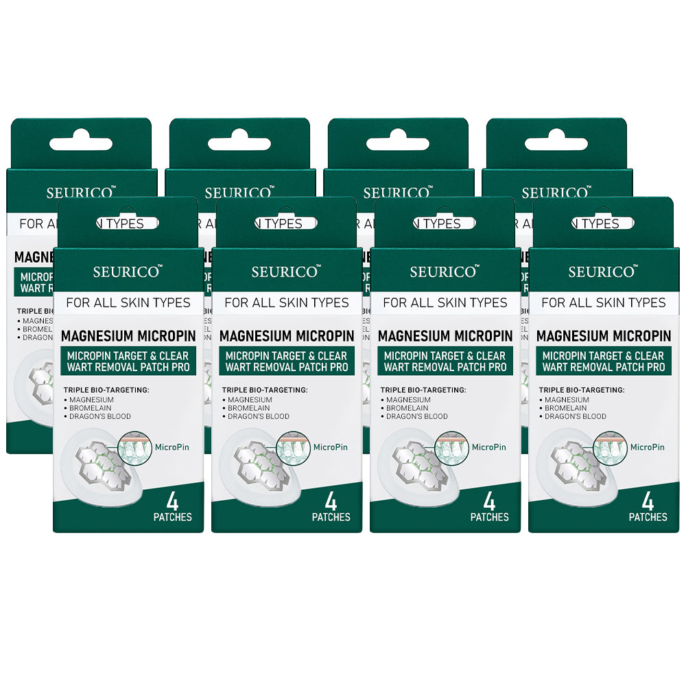 Seurico™ Magnesium MicroPin Target & Clear Wart Removal Patch