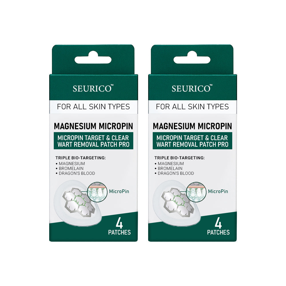 Seurico™ Magnesium MicroPin Target & Clear Wart Removal Patch