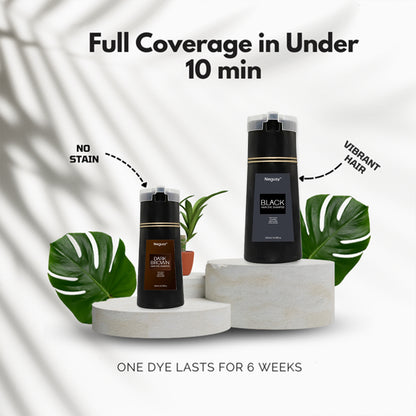 NEGUSY™ Instant Hair Dye Shampoo – 100% Gray Coverage in Just 10 Minutes!