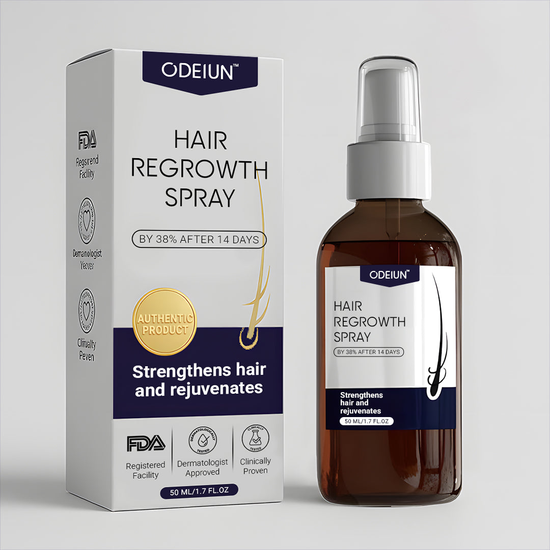 🌿 Odeiun™ Natural Hair Regrowth Spray – Naturally regrow fuller hair and restore your confidence
