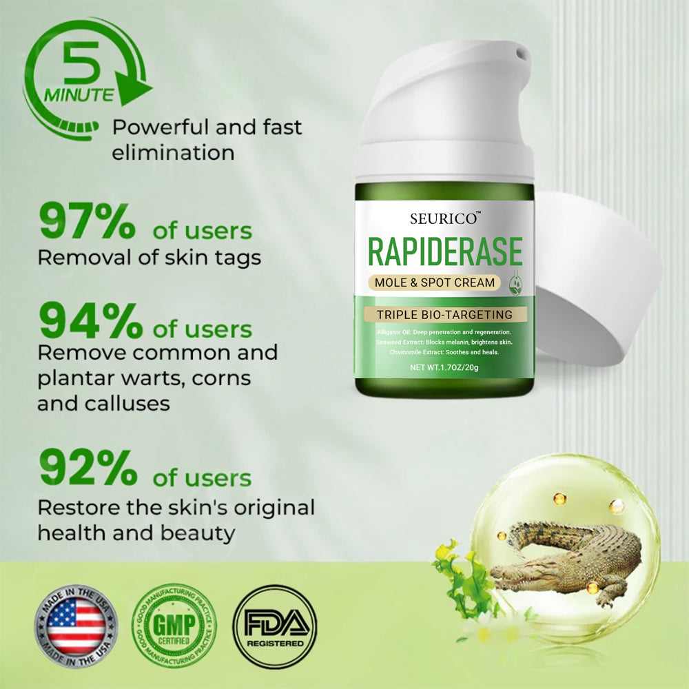 ✅ Official Store:  Seurico™ RapidErase Mole & Spot Cream