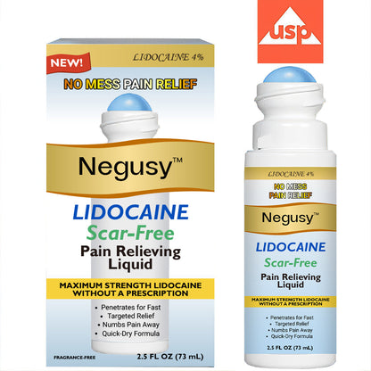 ✅ Negusy™ Lidocaine Scar-Free Pain Relief Liquid – AAOS Approved 👨‍⚕️ Reduces Joint Pain, Swelling & Stiffness