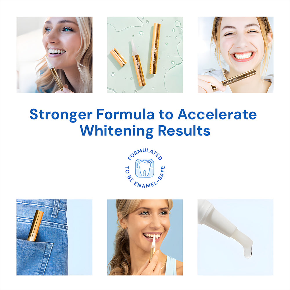 Odeiun™ Gold Teeth Whitening Serum Pen – Luxury Whitening, Dentist-Level Results