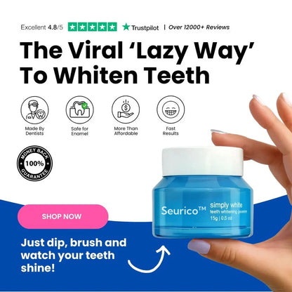 TeethRestoration Mineral Whitening & Repair Powder 🦷 (ADA Recommended)