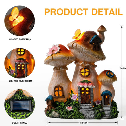 Solar Fairy House Decoration