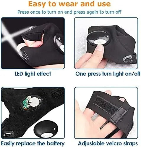 LED Flashlight Gloves – Free Your Hands, Light Up Everything!