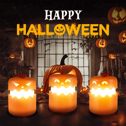 🎃 JEREMYTIS™ Spooky Glow Pumpkin Lantern – Collapsible, Rechargeable Jack-O’-Lantern for Halloween Fun! 🔋🌙